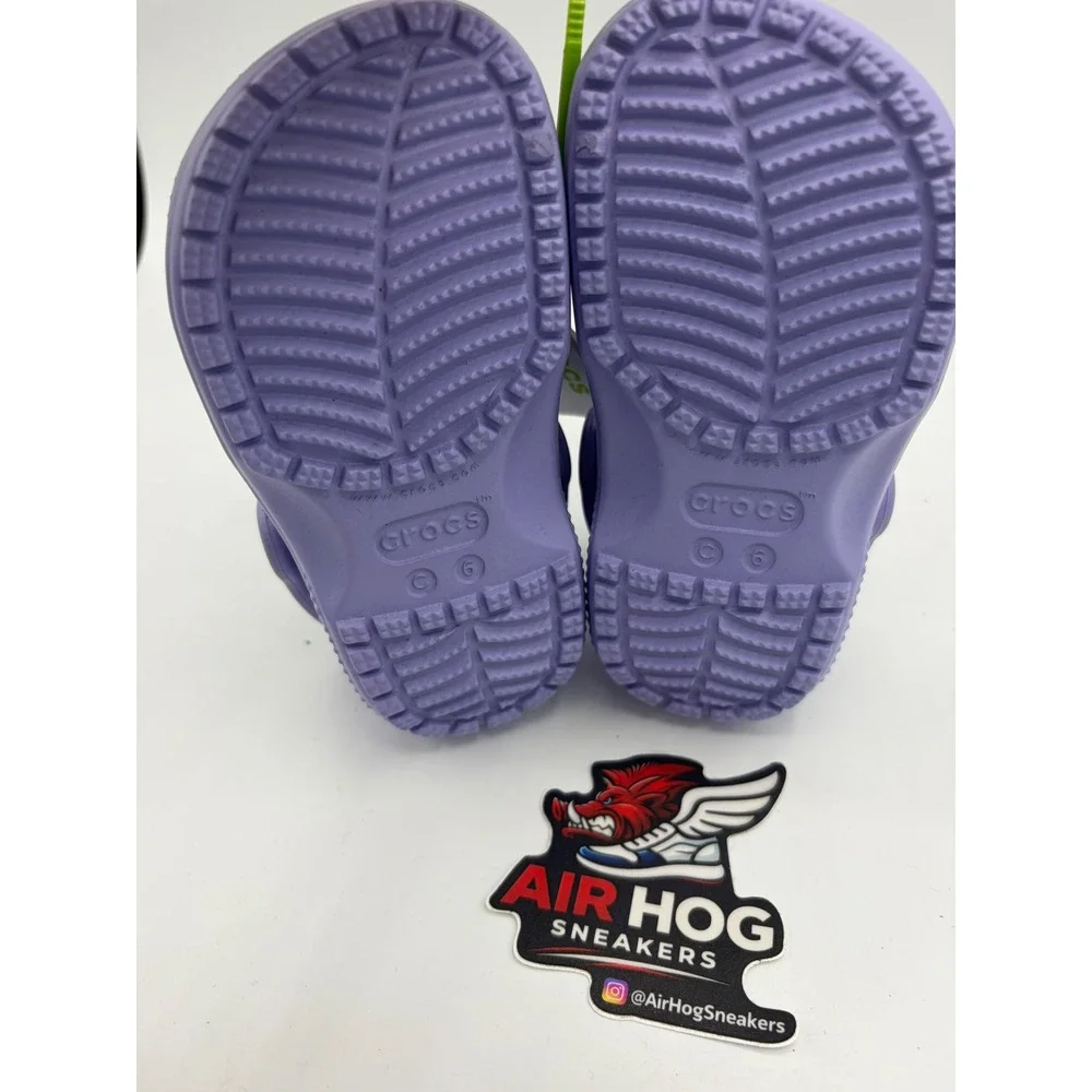 Crocs Classic Clog Digital Violet Purple Kids Toddler Shoes Size C6 204536-5PR